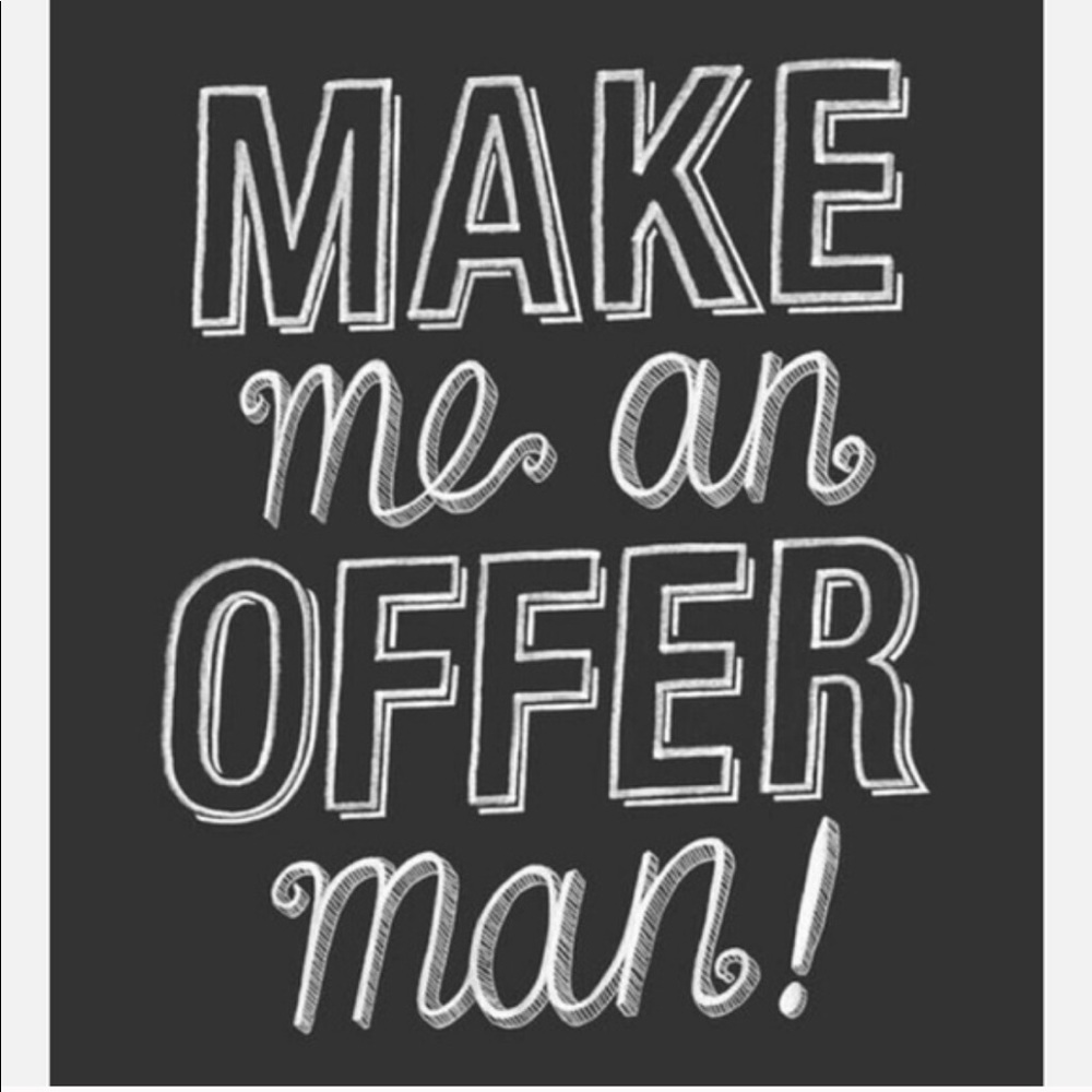 Use offer button to make an offer 💁🏼‍♀️